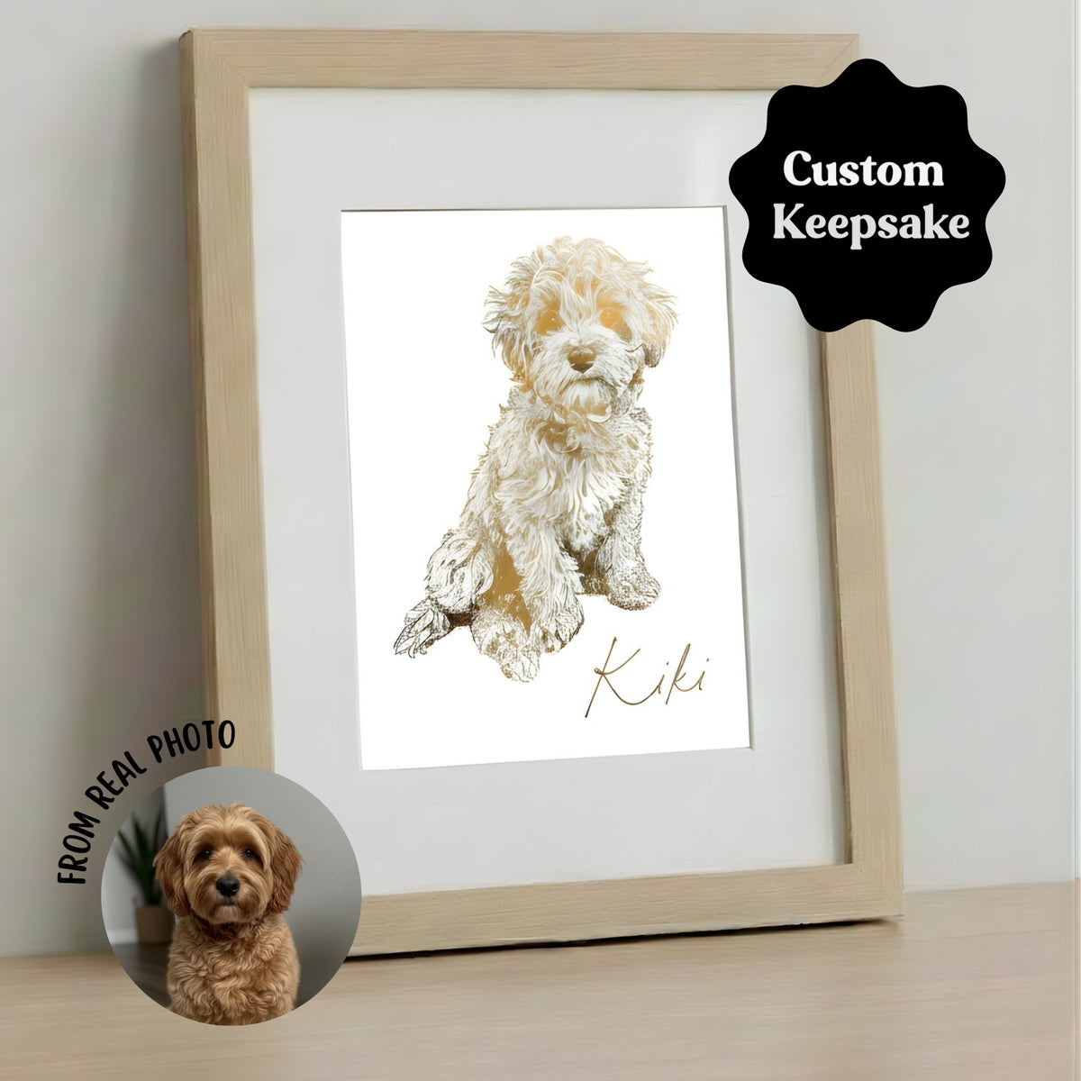 Foiled Pet Portrait